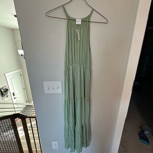 Olivia Rae Light Green Maxi Dress